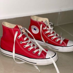 All Star Red Converse High Top